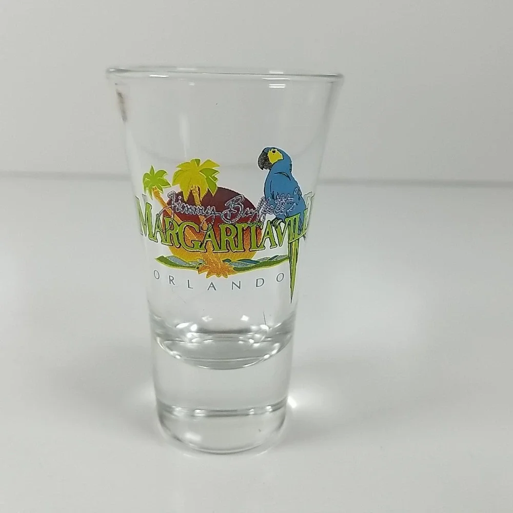 Jimmy Buffett MARGARITAVILLE Orlando Logo Shot Glass